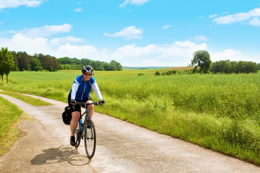 Easy Cycling along traffic-free bike paths on tour with Freewheeling