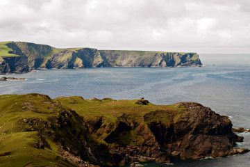 Hiking on Donegal's coastal paths on the Wild Atlantic Way, and the majestic cliffs of the Slieve League with Freewheeling Adventures.