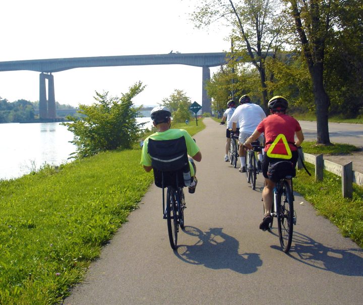 The Rideau Canal Bike route with stretches along the Rideau Canal and Ottawa’s bike paths curated by Freewheeling Adventures.